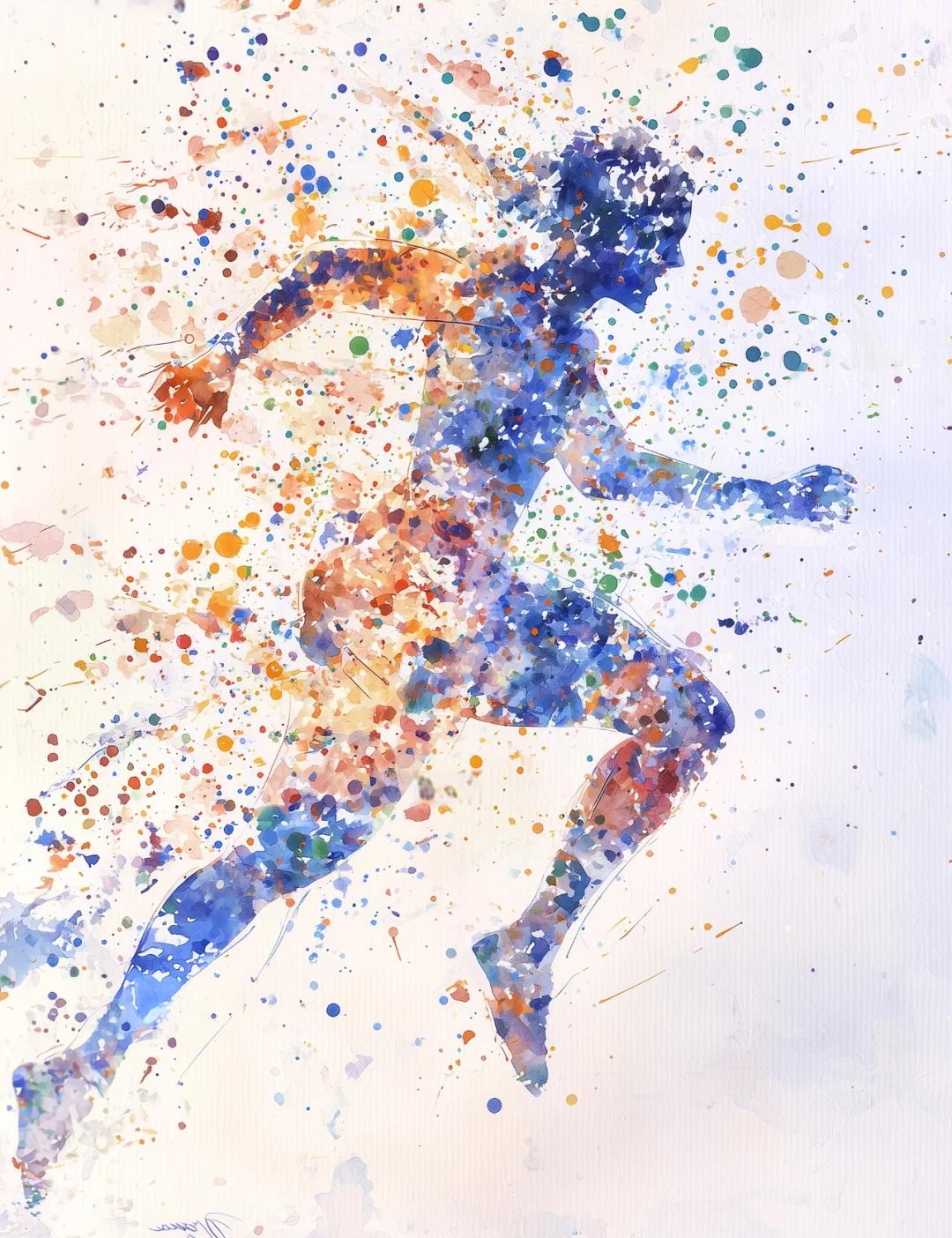 运动员拼尽全力争夺胜利，精彩瞬间感人肺腑